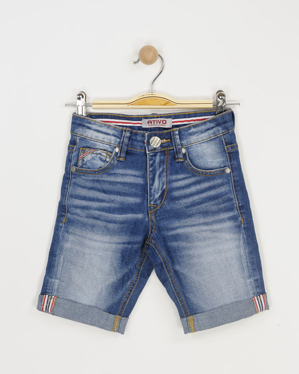Picture of TH0178 BOYS JEANS BERMUDA